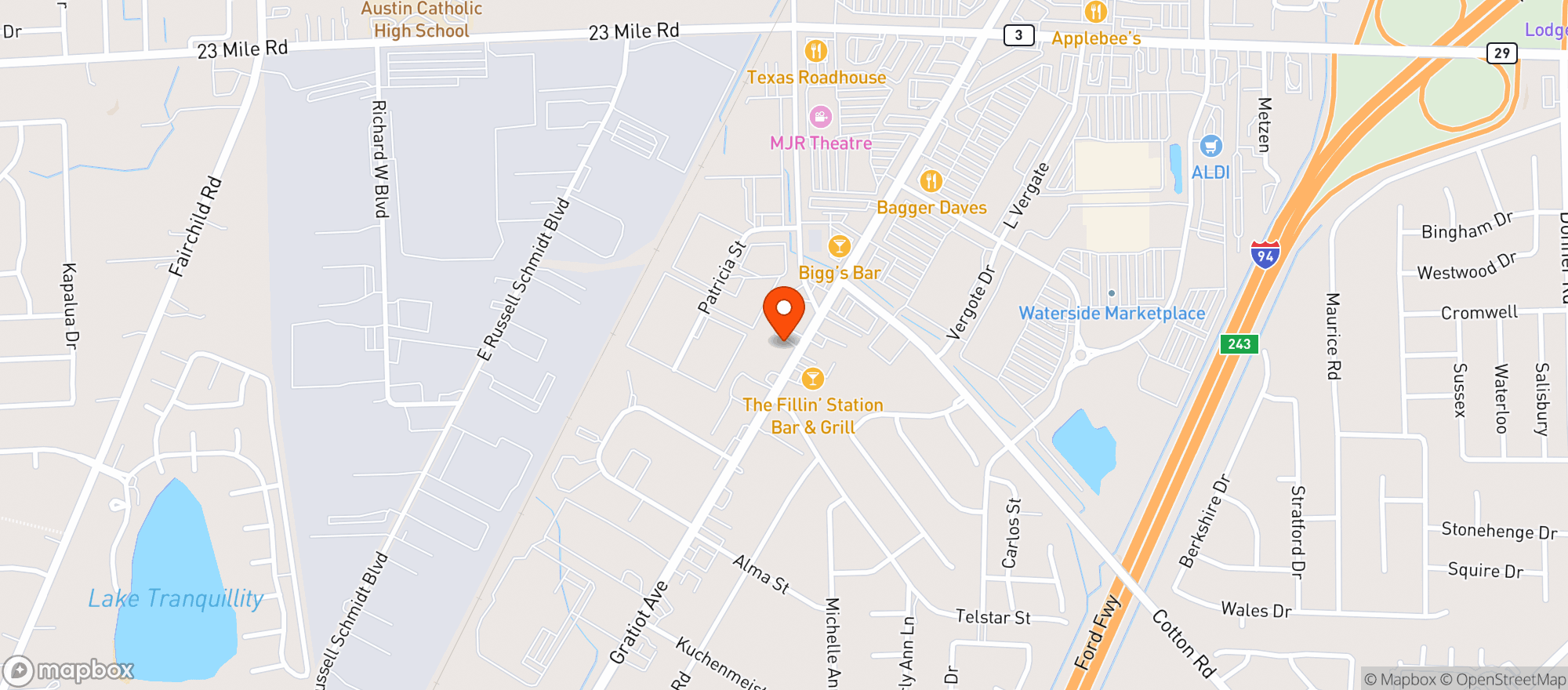 Map showing Sd Liquor