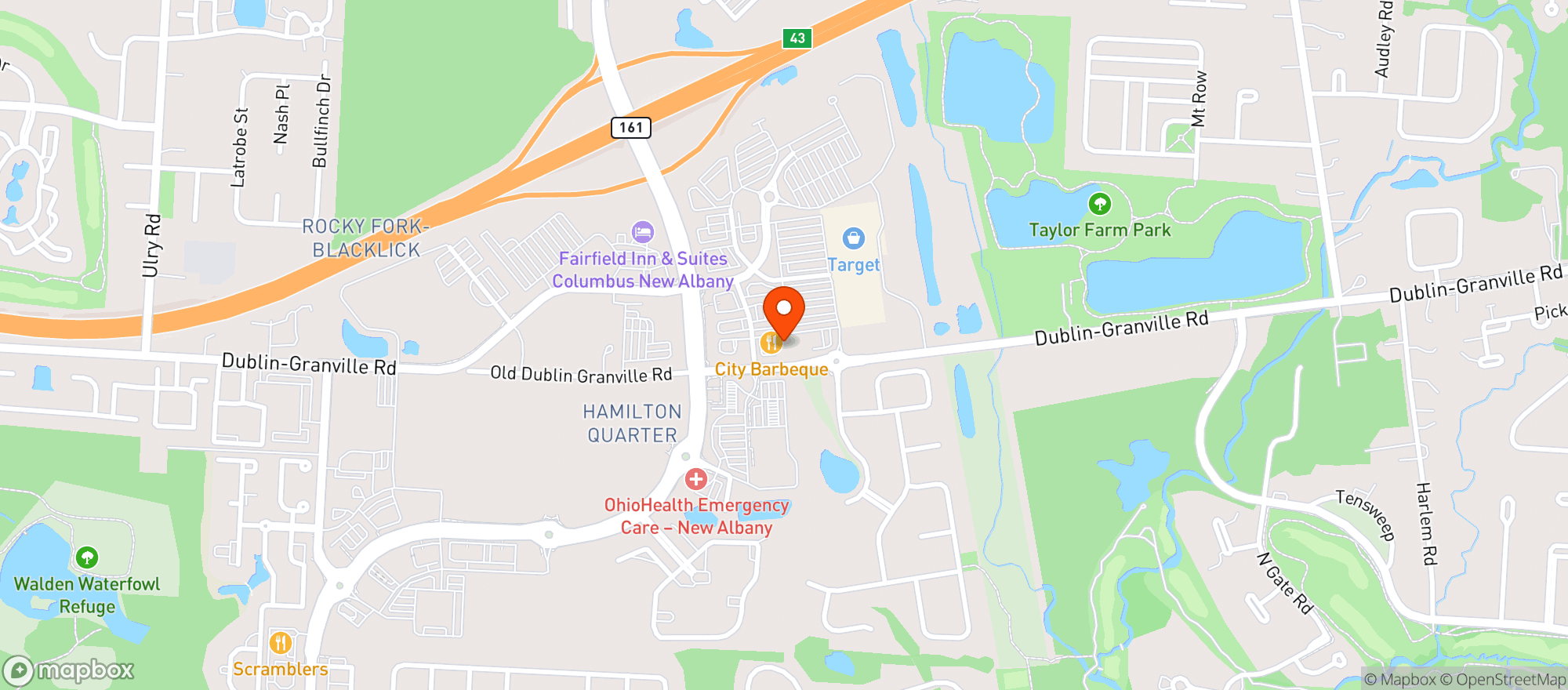 Map showing Beerhead Bar & Eatery