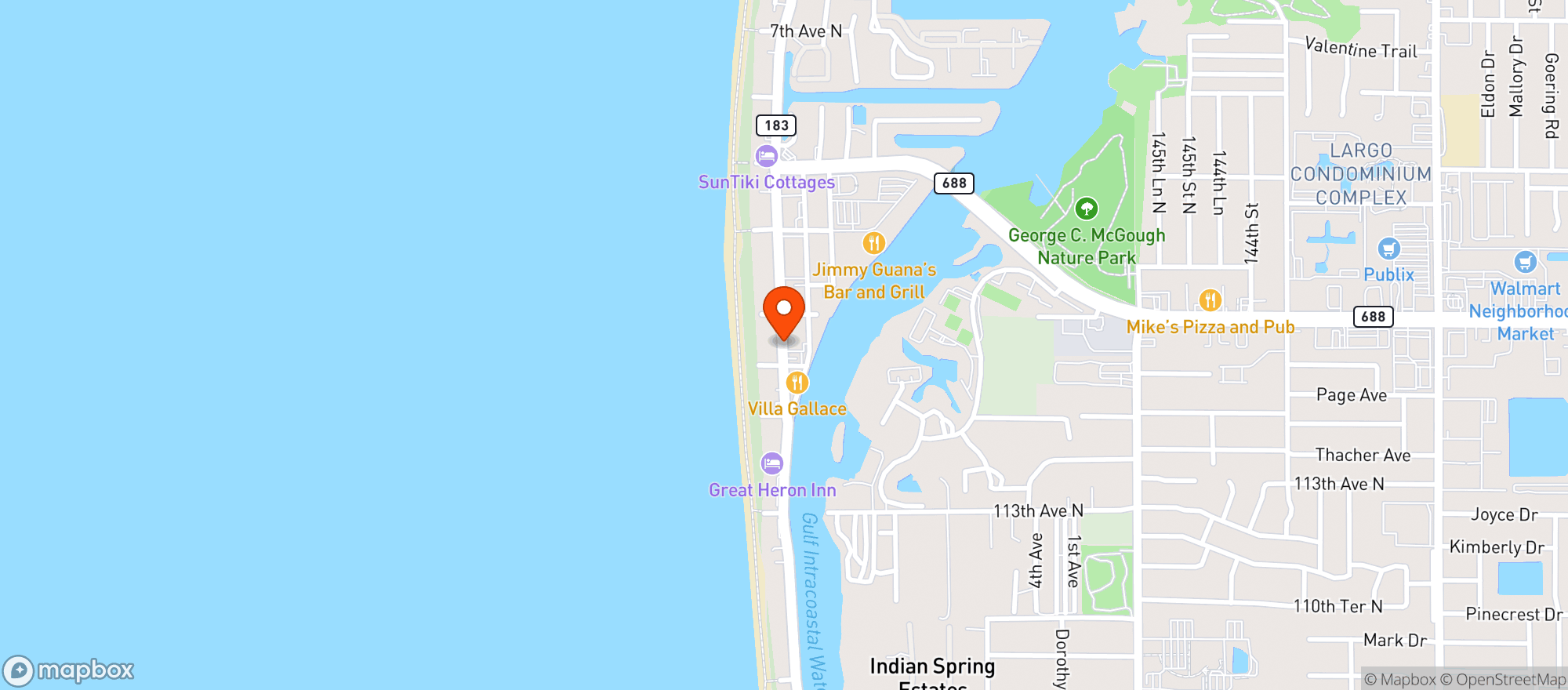 Map showing Vip Mexican Restaurant