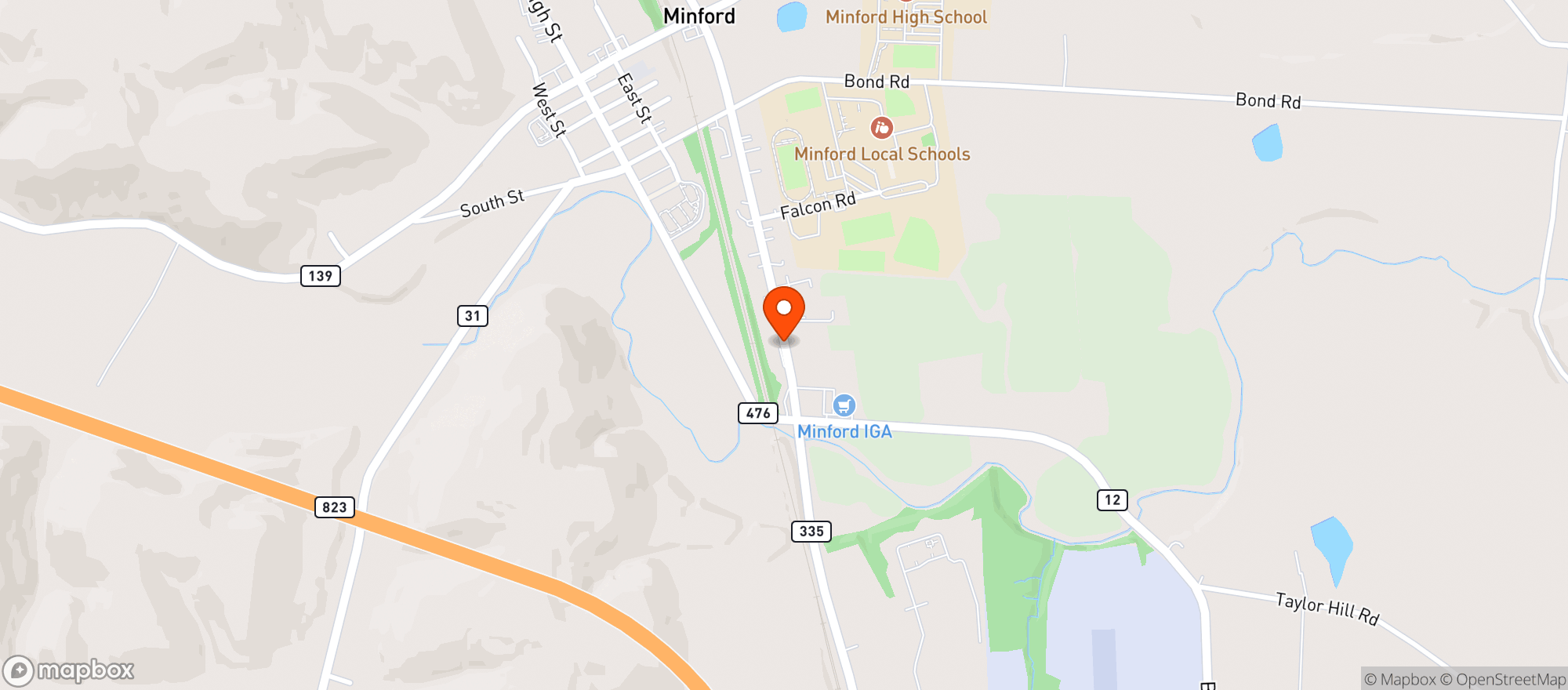 Map showing Kash Stop