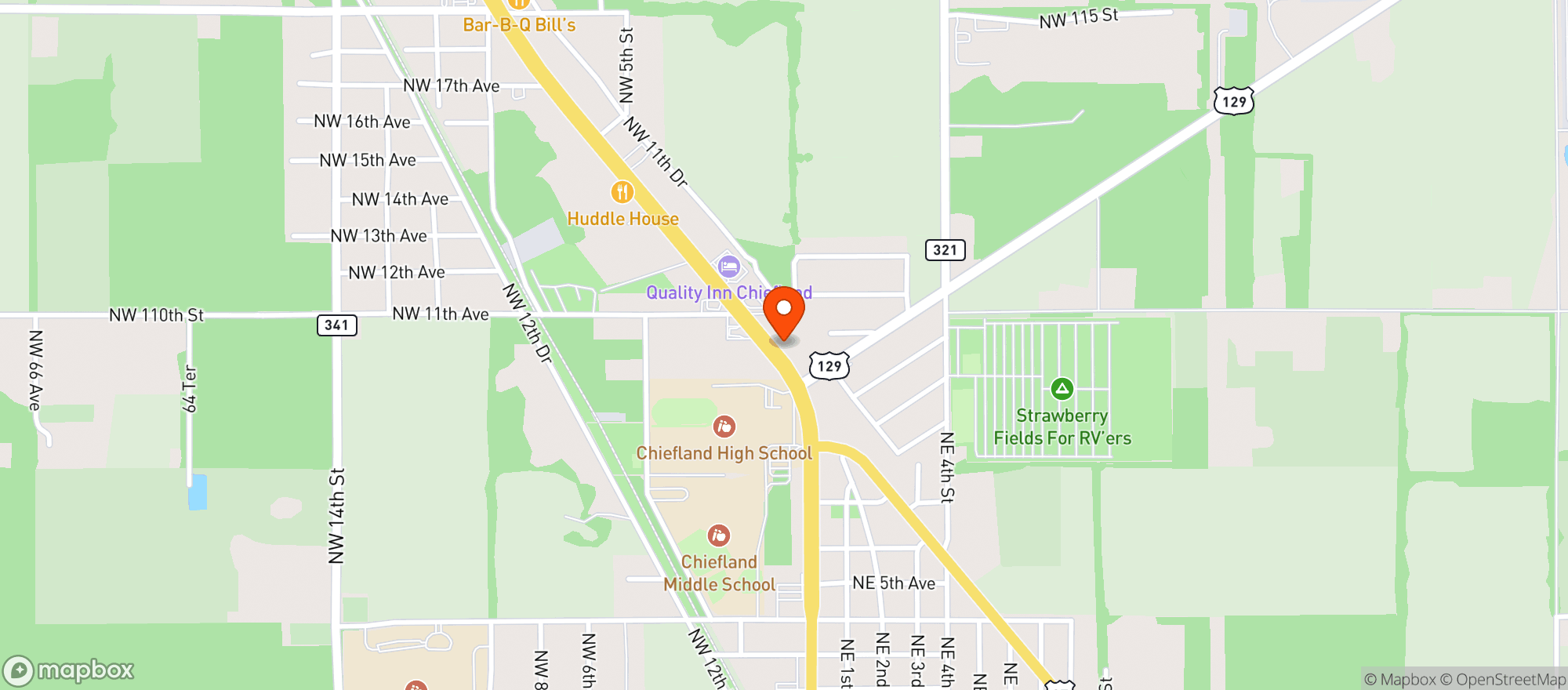 Map showing Save A Lot