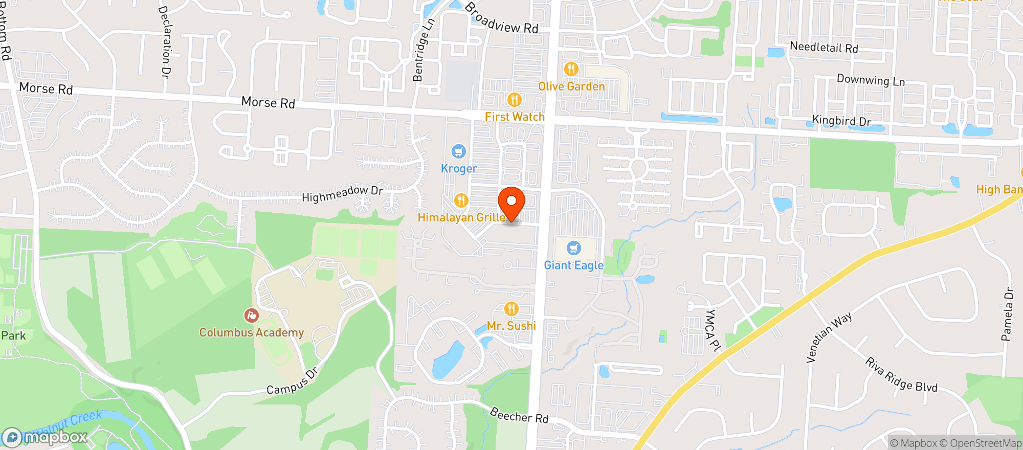 Map showing El Vaquero