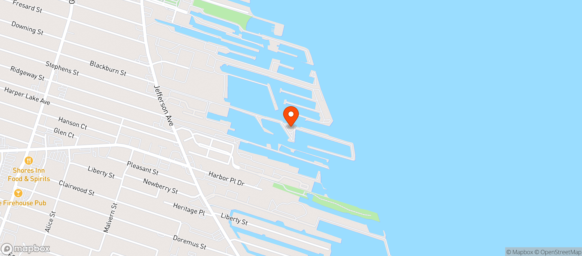 Map showing Hook