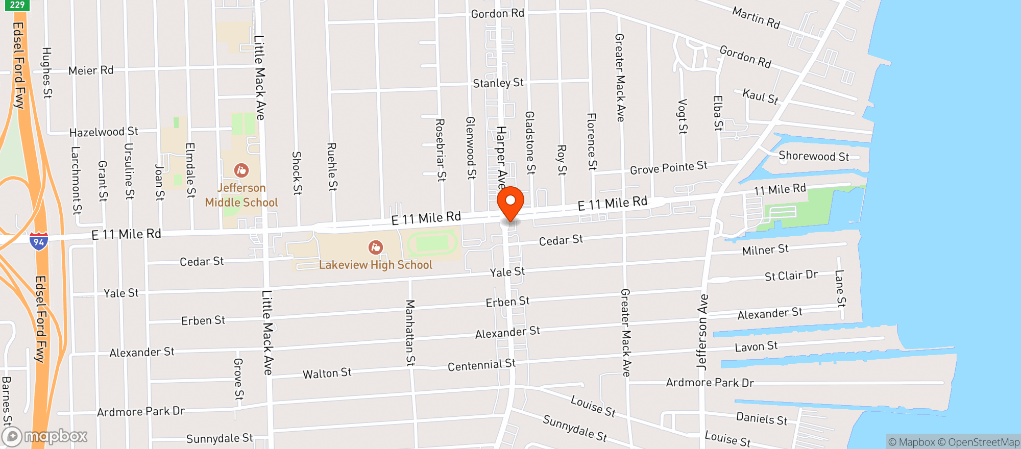 Map showing Butter Run Saloon