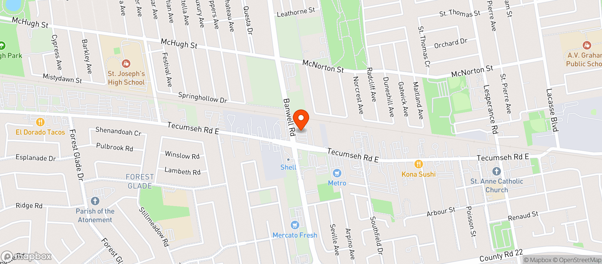 Map showing Pop's Cannabis Co.