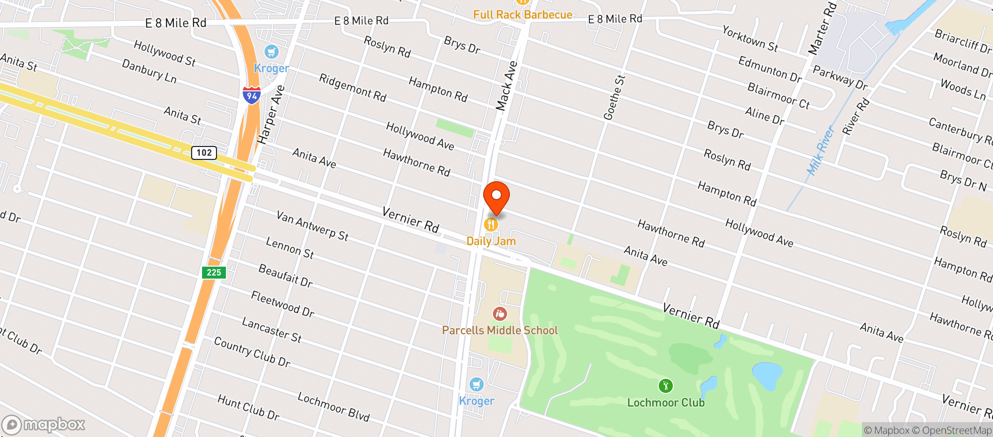 Map showing Someday Brewing