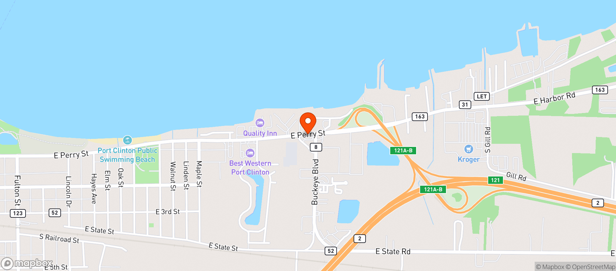 Map showing Friendship Food Store