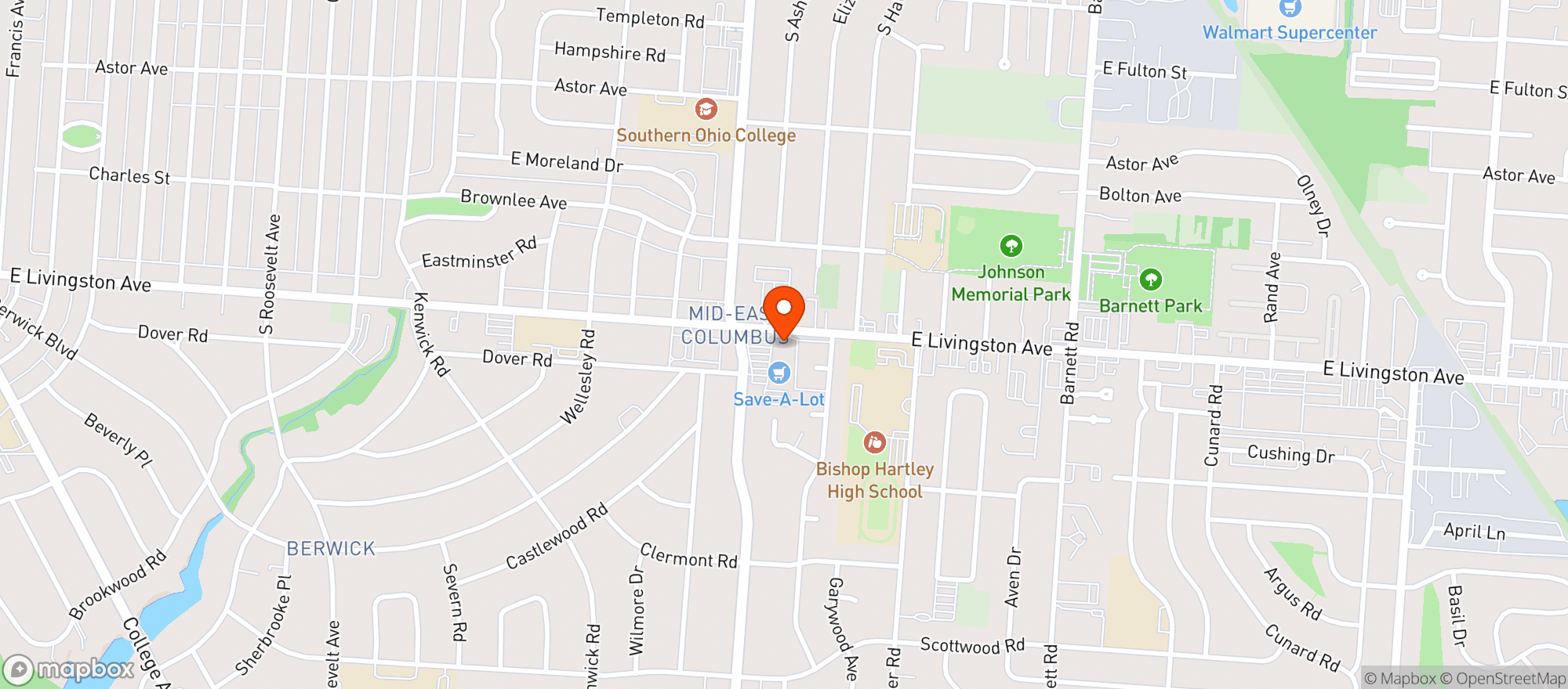 Map showing Tat Ristorante Di Famiglia