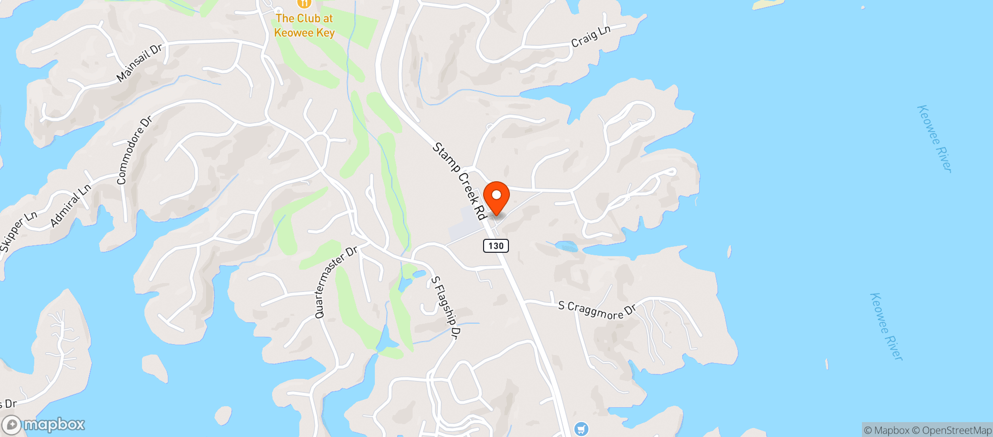 Map showing Key Mart (gvl)