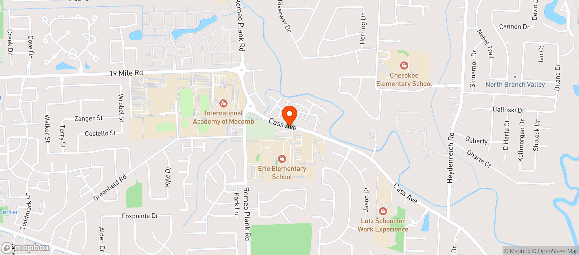 Map showing Nicks Liquor