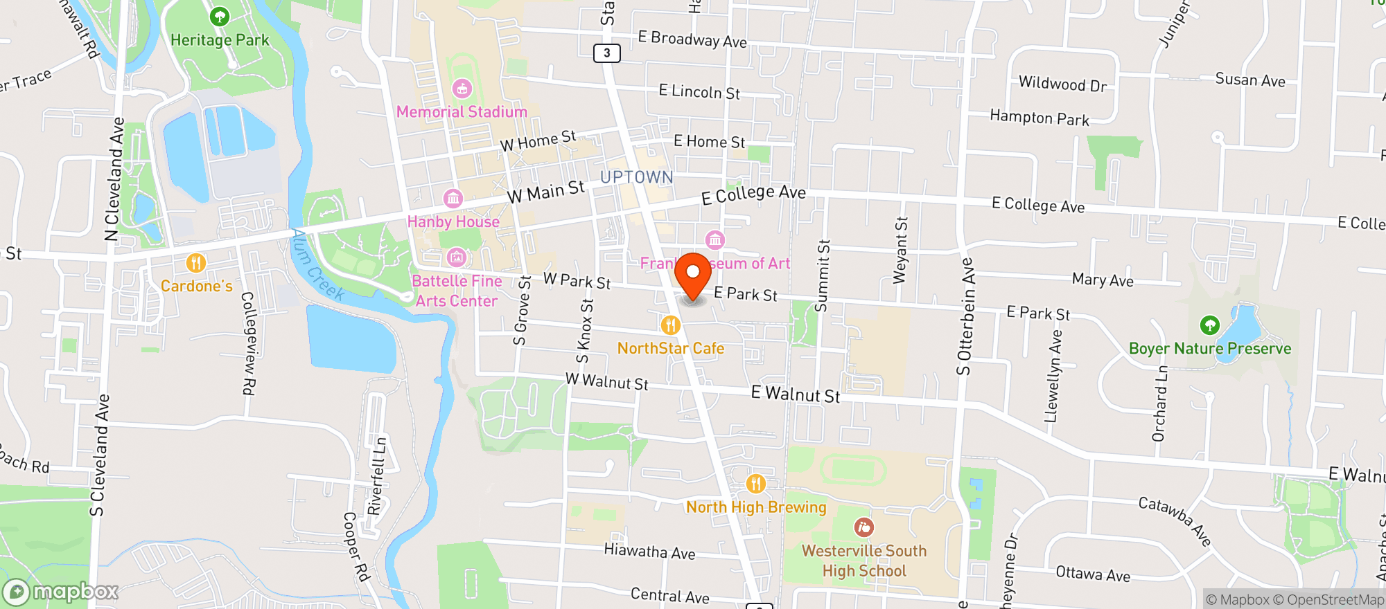 Map showing FATTEY BEER CO