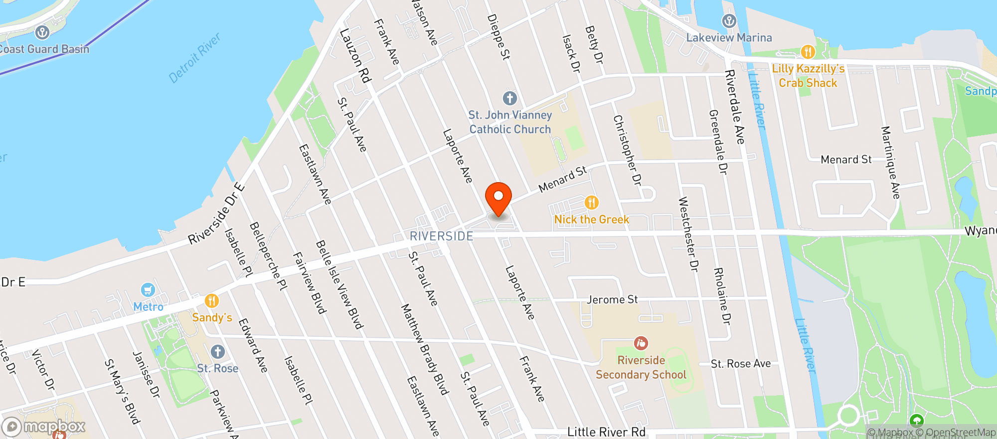 Map showing Freshco 9862