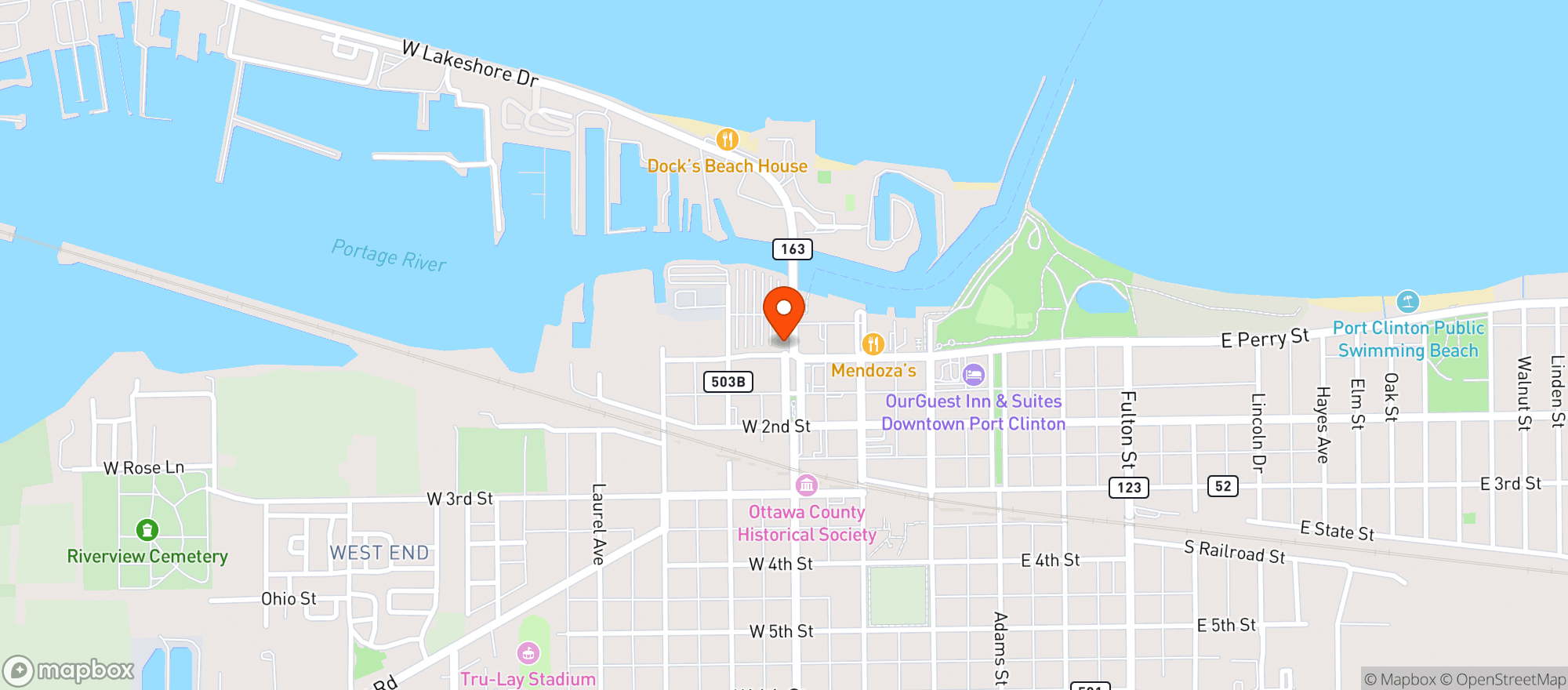 Map showing The Gristmill