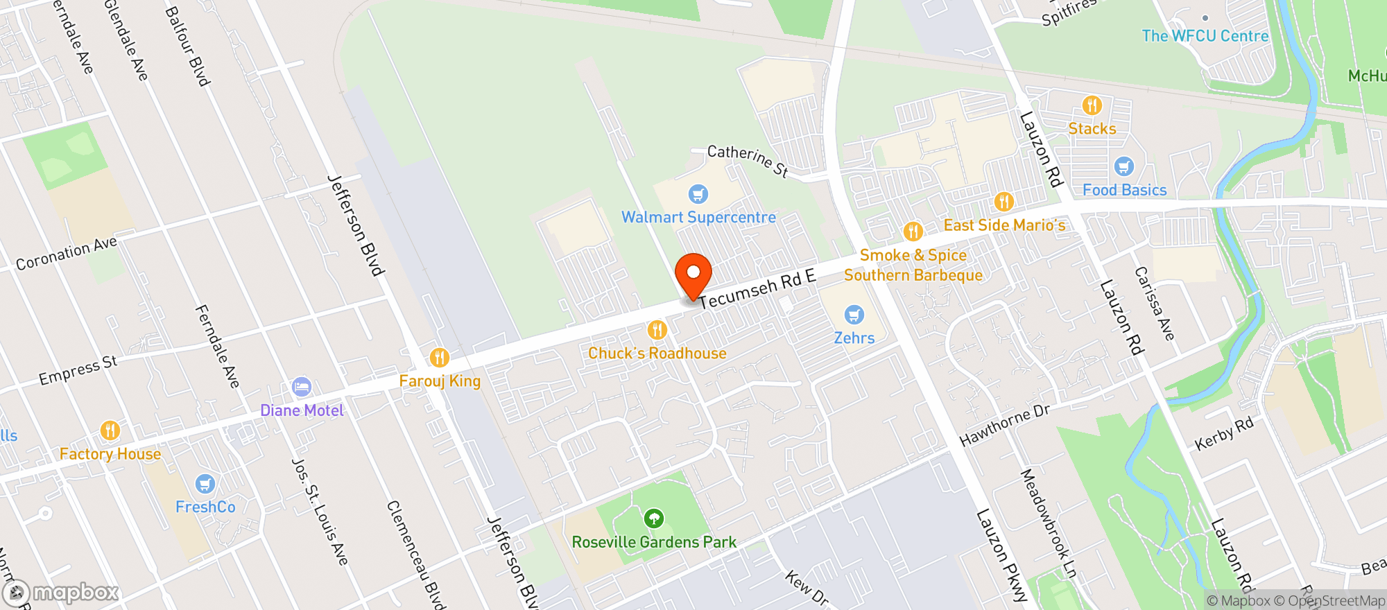 Map showing Canna Cabana