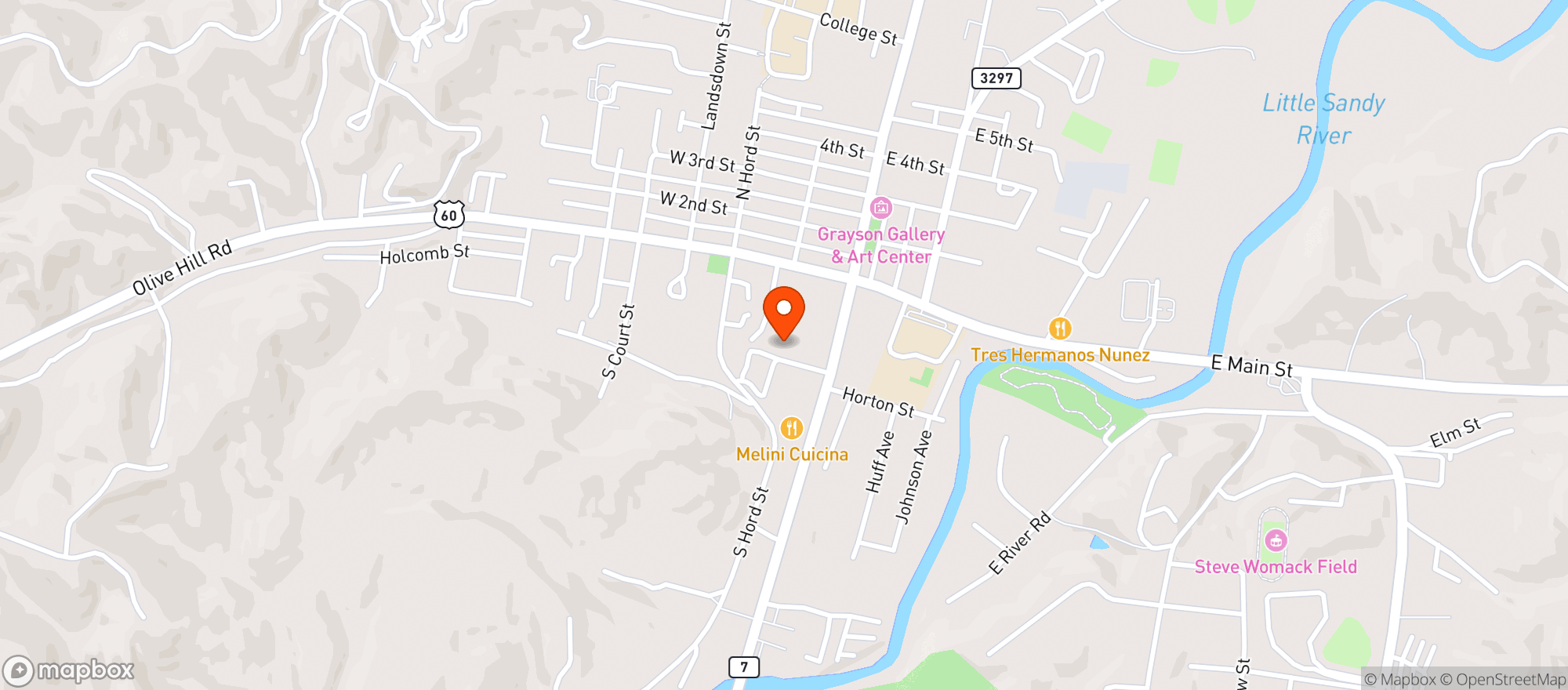 Map showing Dionysus Beverage Center