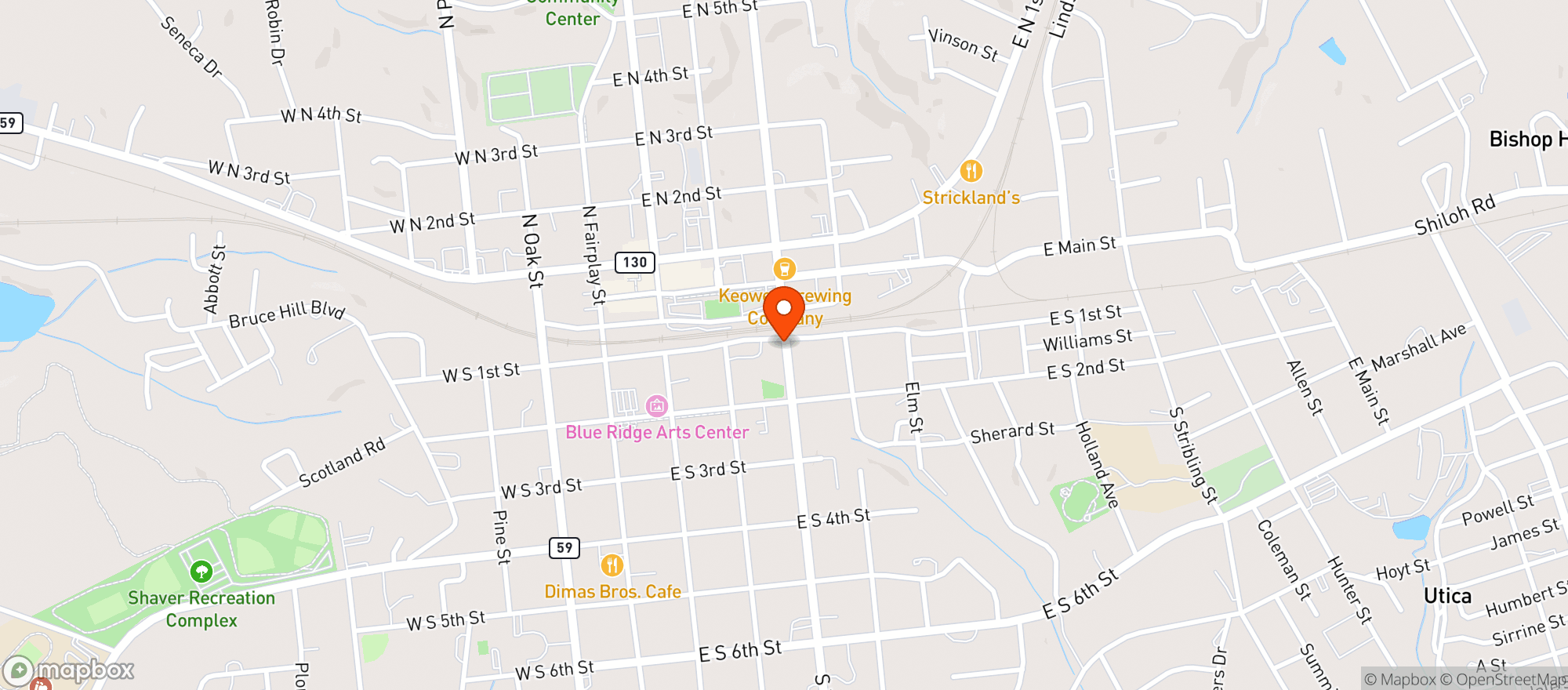 Map showing KASH & KARRY