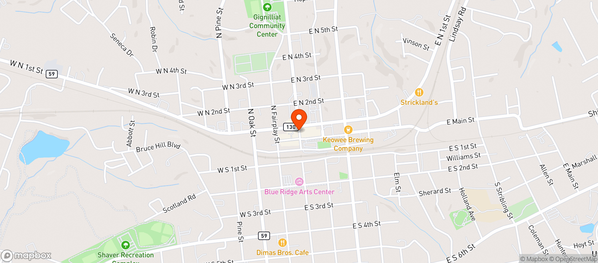 Map showing Papa Julios