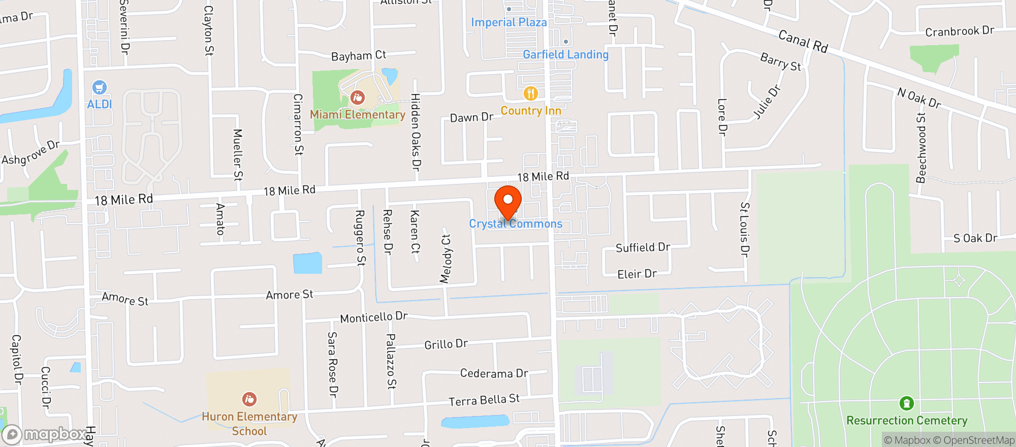 Map showing Stray Cat Lounge
