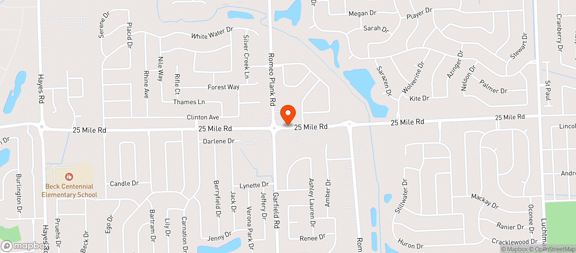 Map showing SILVER HOUSE LIQUOR
