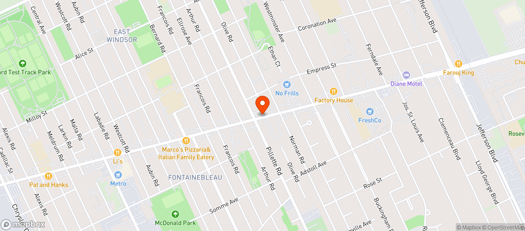 Map showing On The Cannabis Side