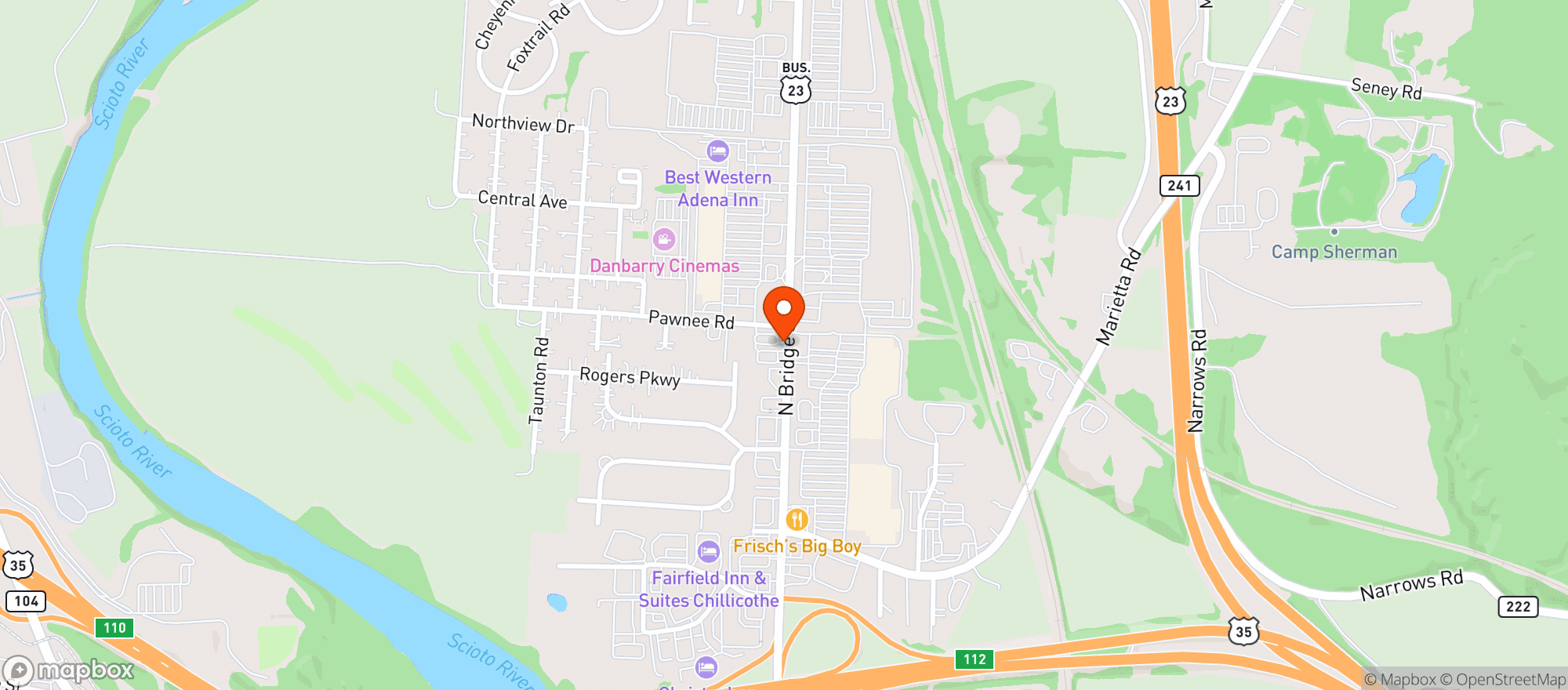 Map showing Gnc - 0981 - Sams Club Center