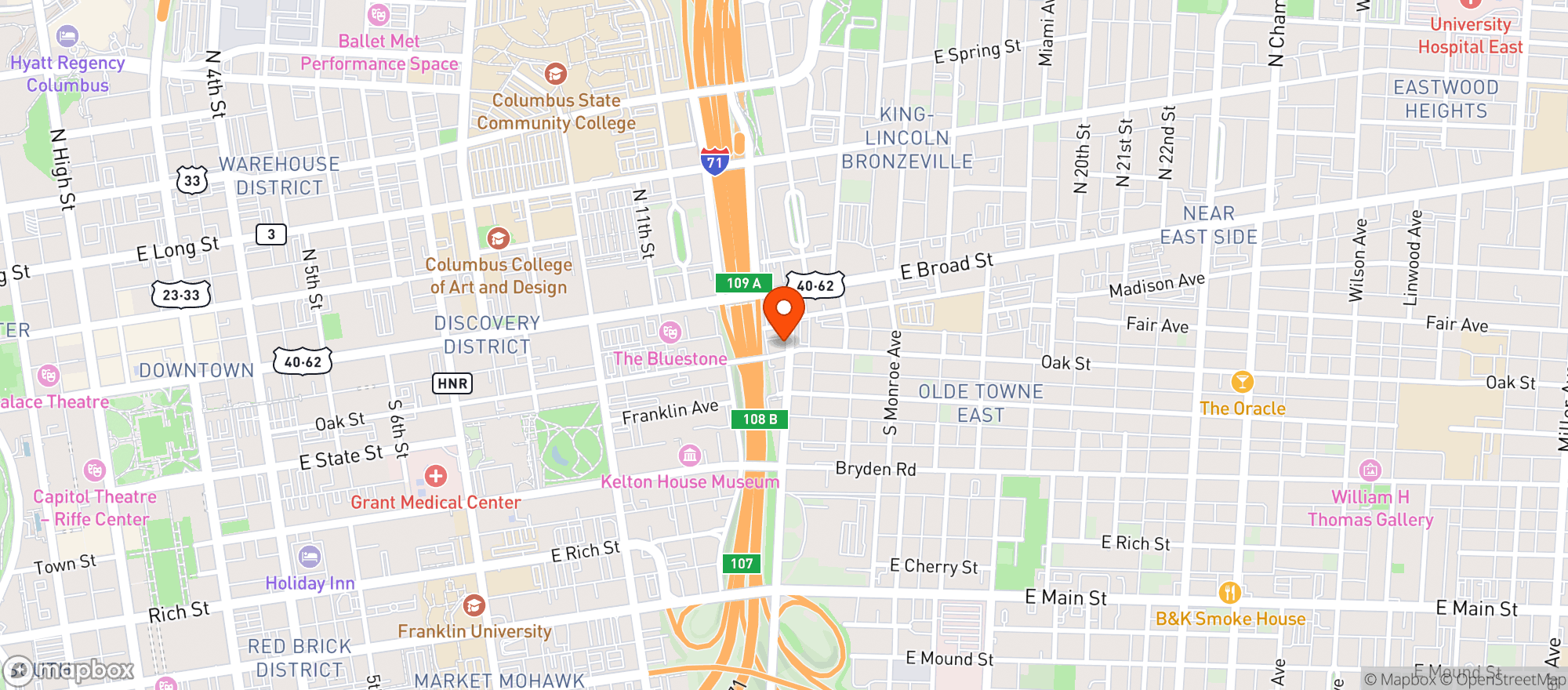 Map showing Awol