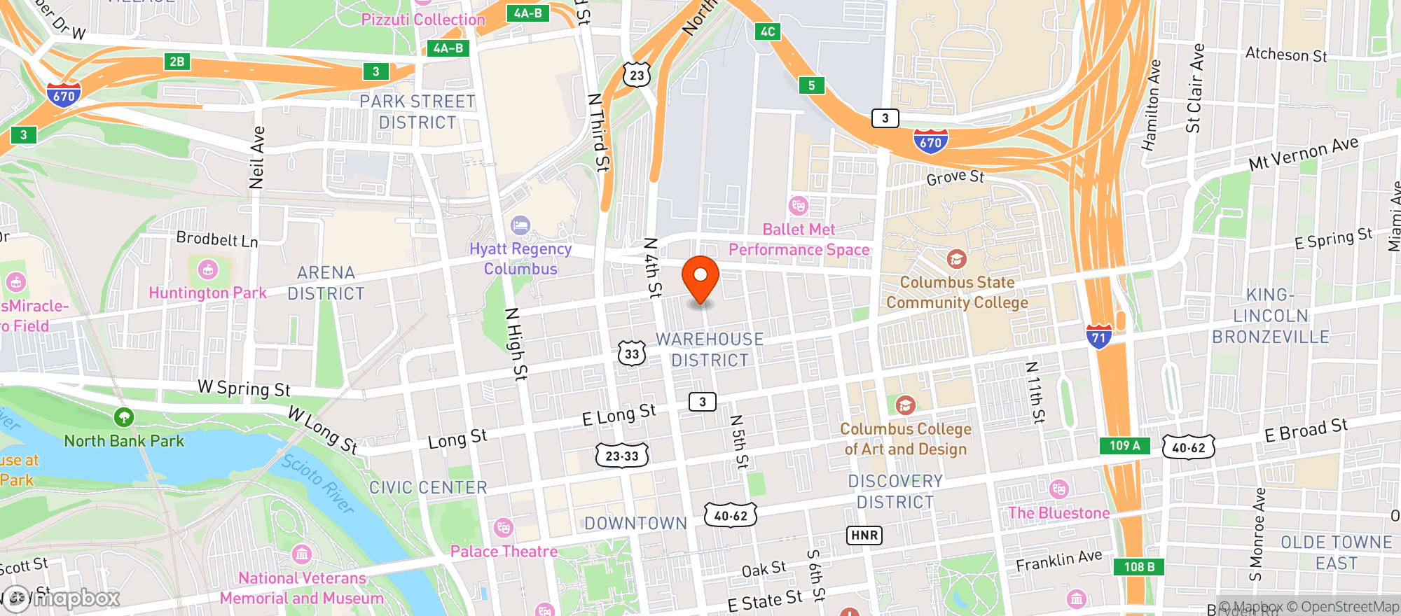 Map showing Ebb And Float