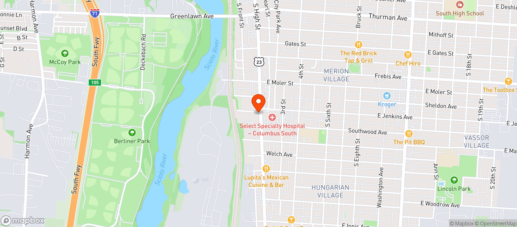 Map showing Cavan Irish Pub