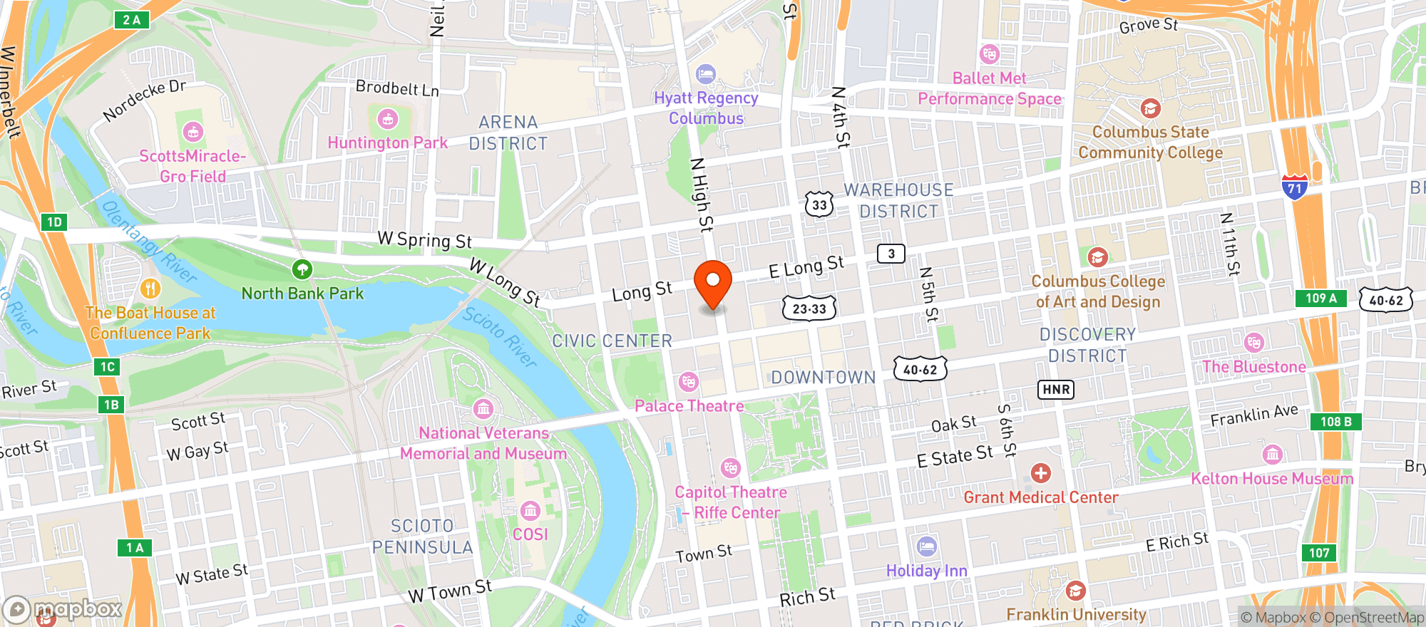 Map showing Speck