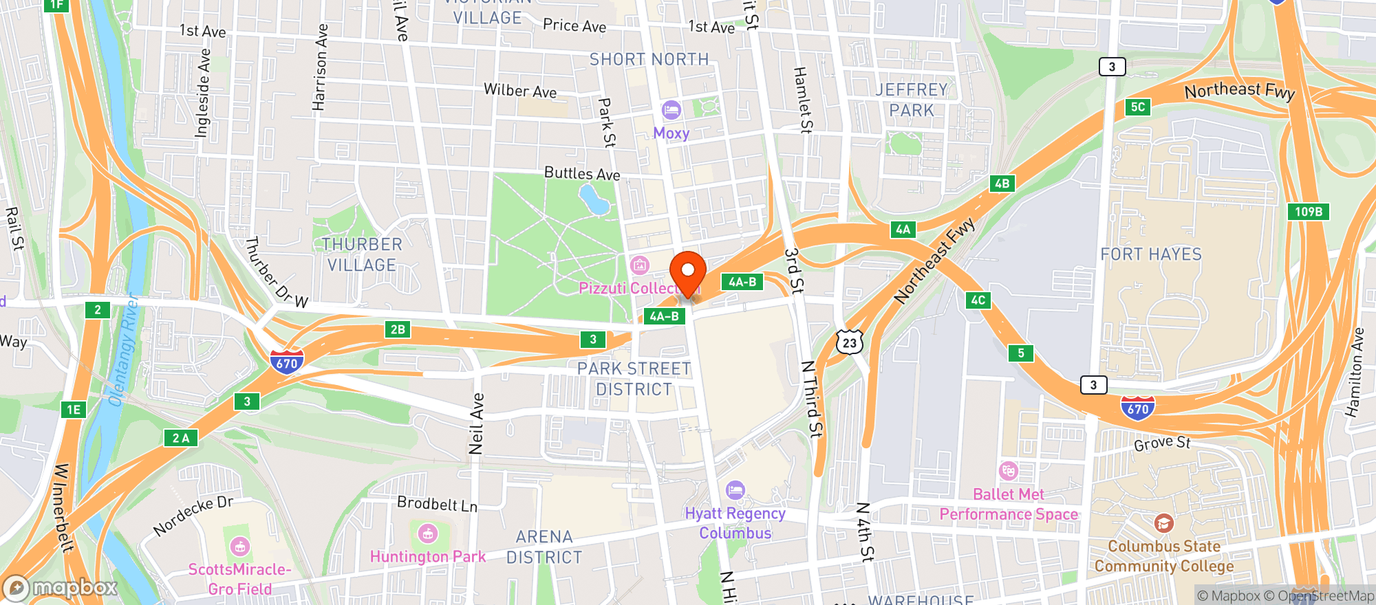 Map showing El Vaquero