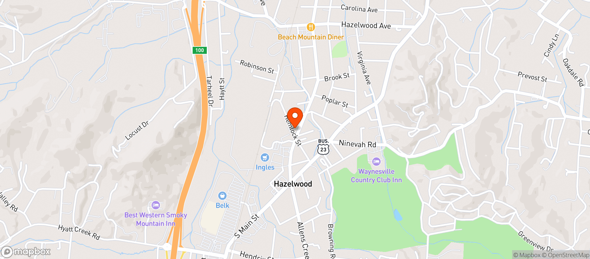 Map showing Fuego
