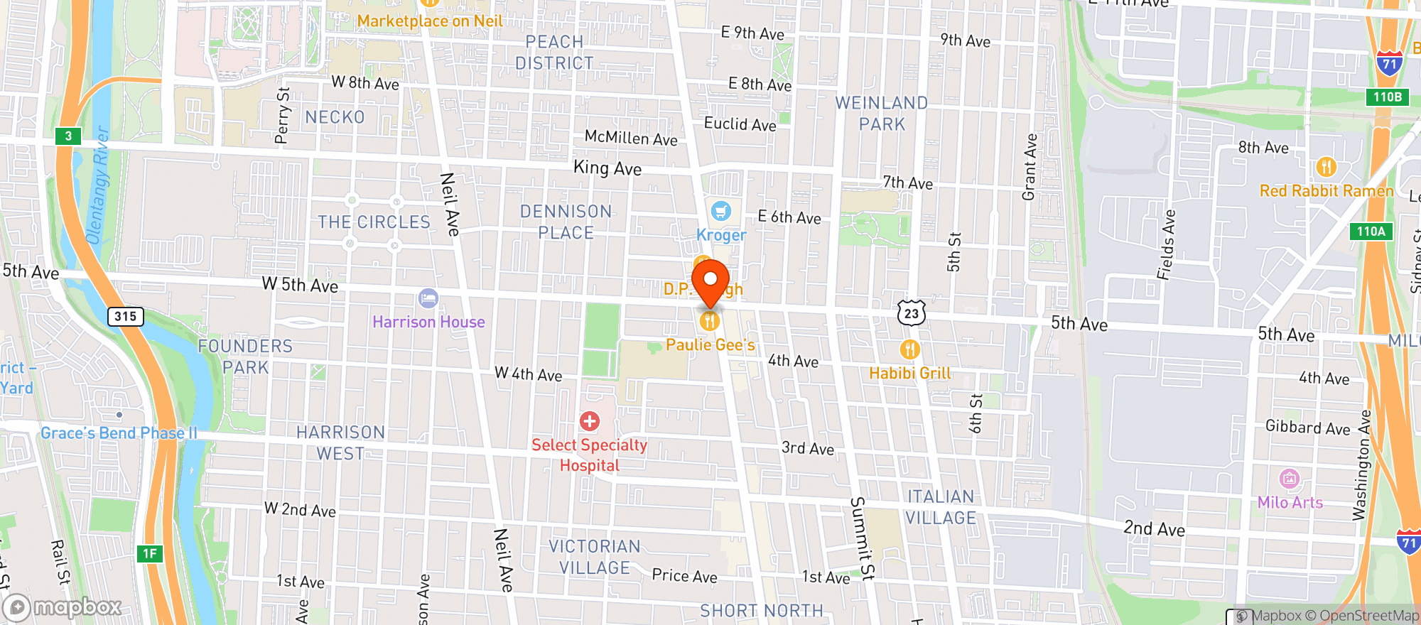 Map showing Candycane  Two Truths