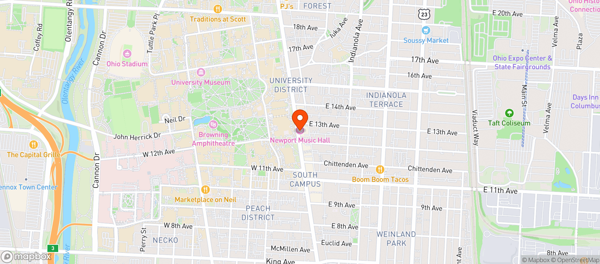 Map showing Big Bar