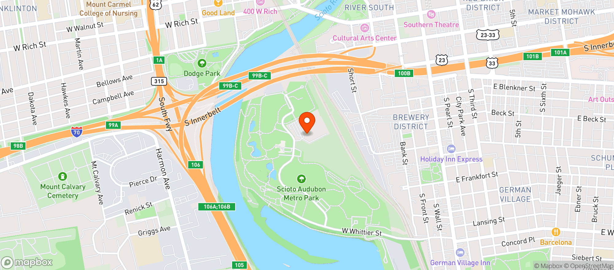 Map showing Prototype