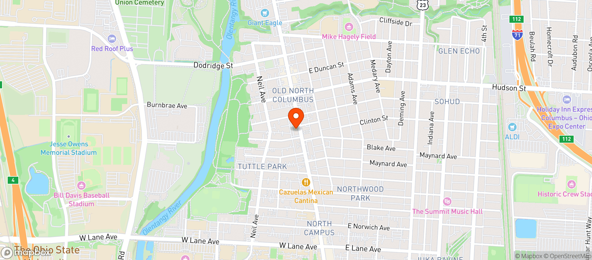 Map showing Vaporfi