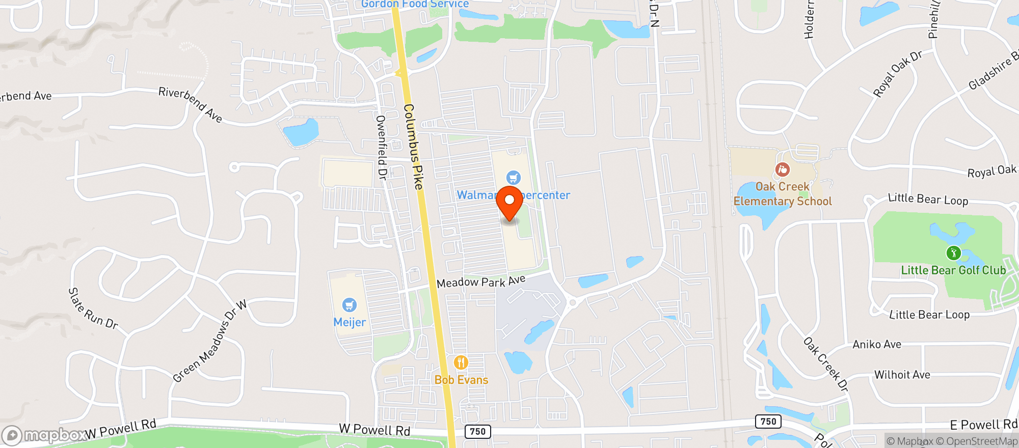 Map showing Gnc - 3176 - Northpointe Plaza