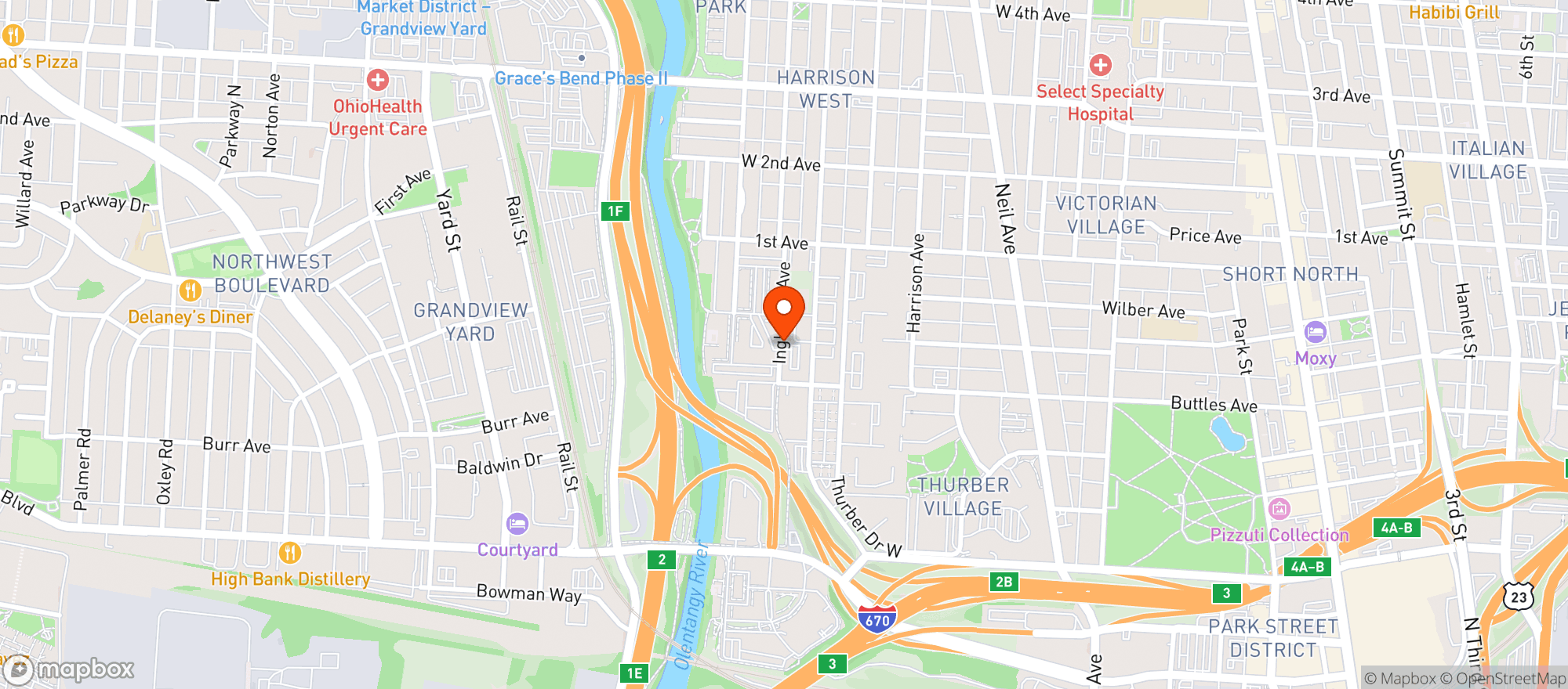 Map showing Superior Beverage Speci #34351