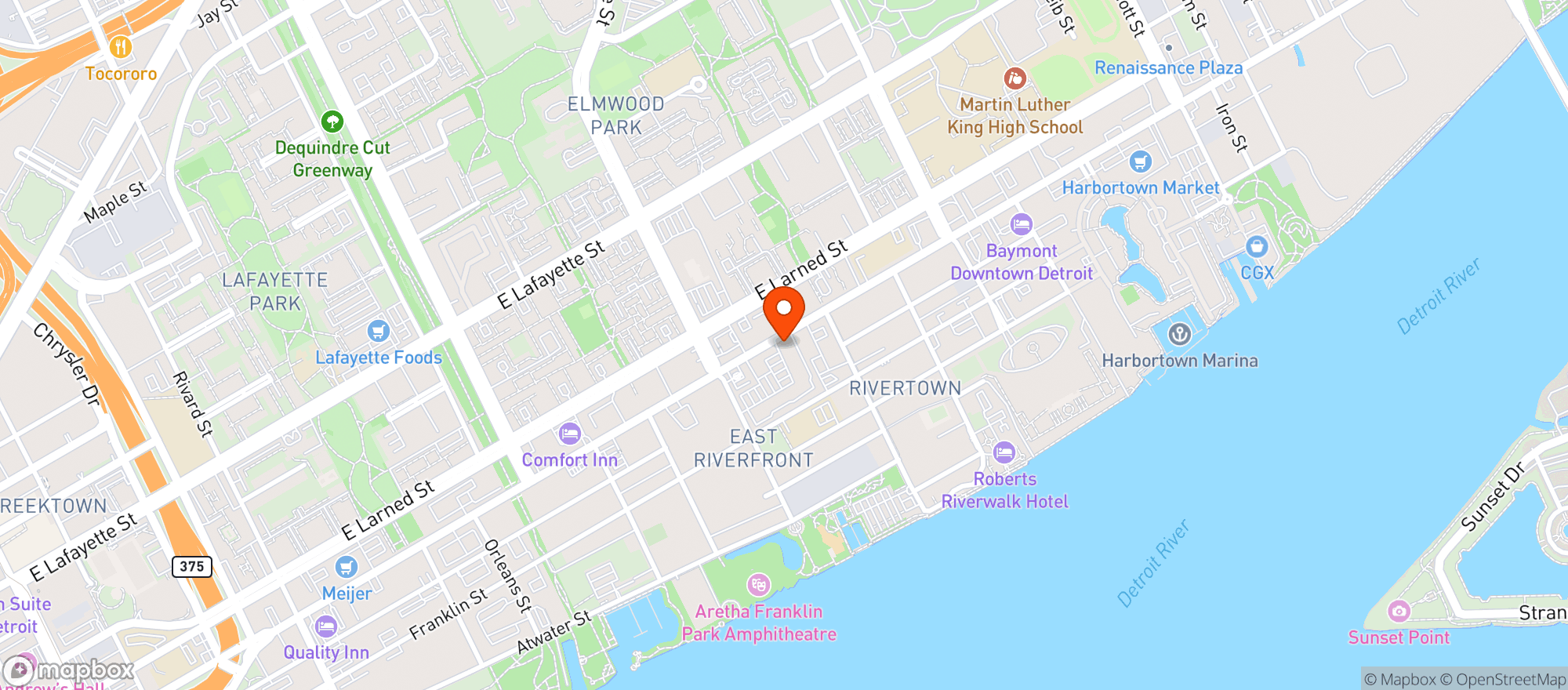 Map showing 7-Eleven - #36097
