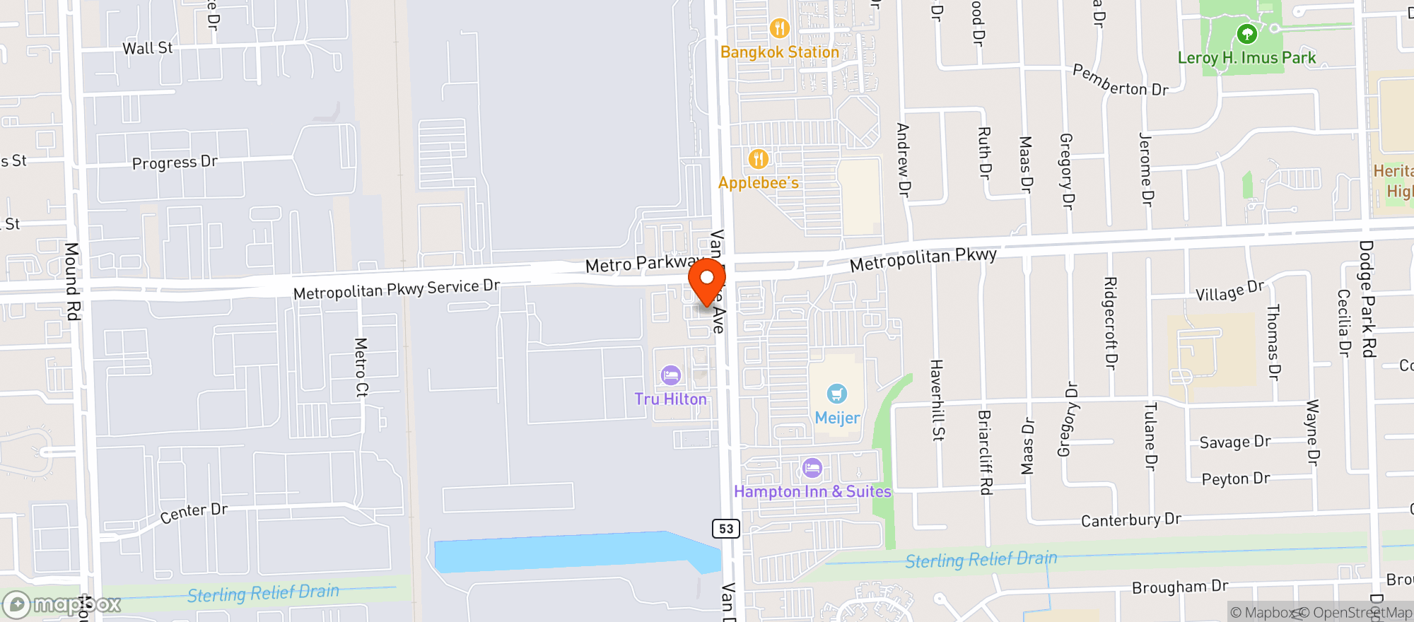 Map showing Gator Jakes