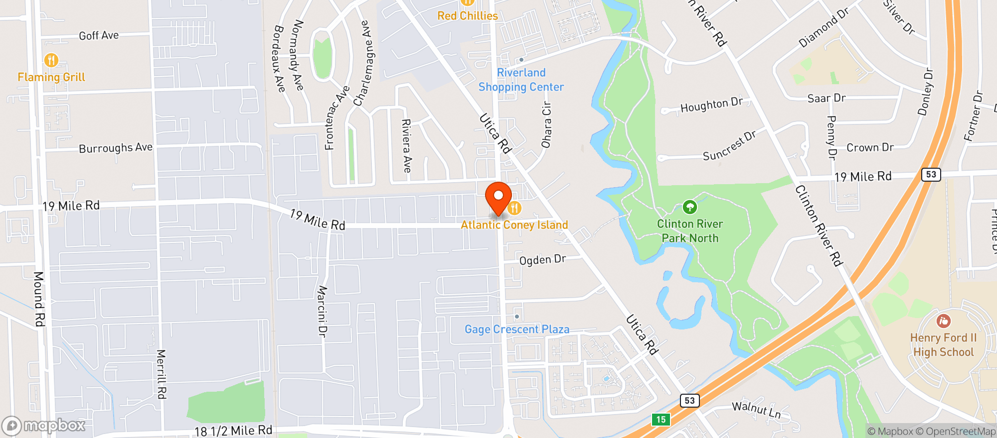 Map showing Mini Mart