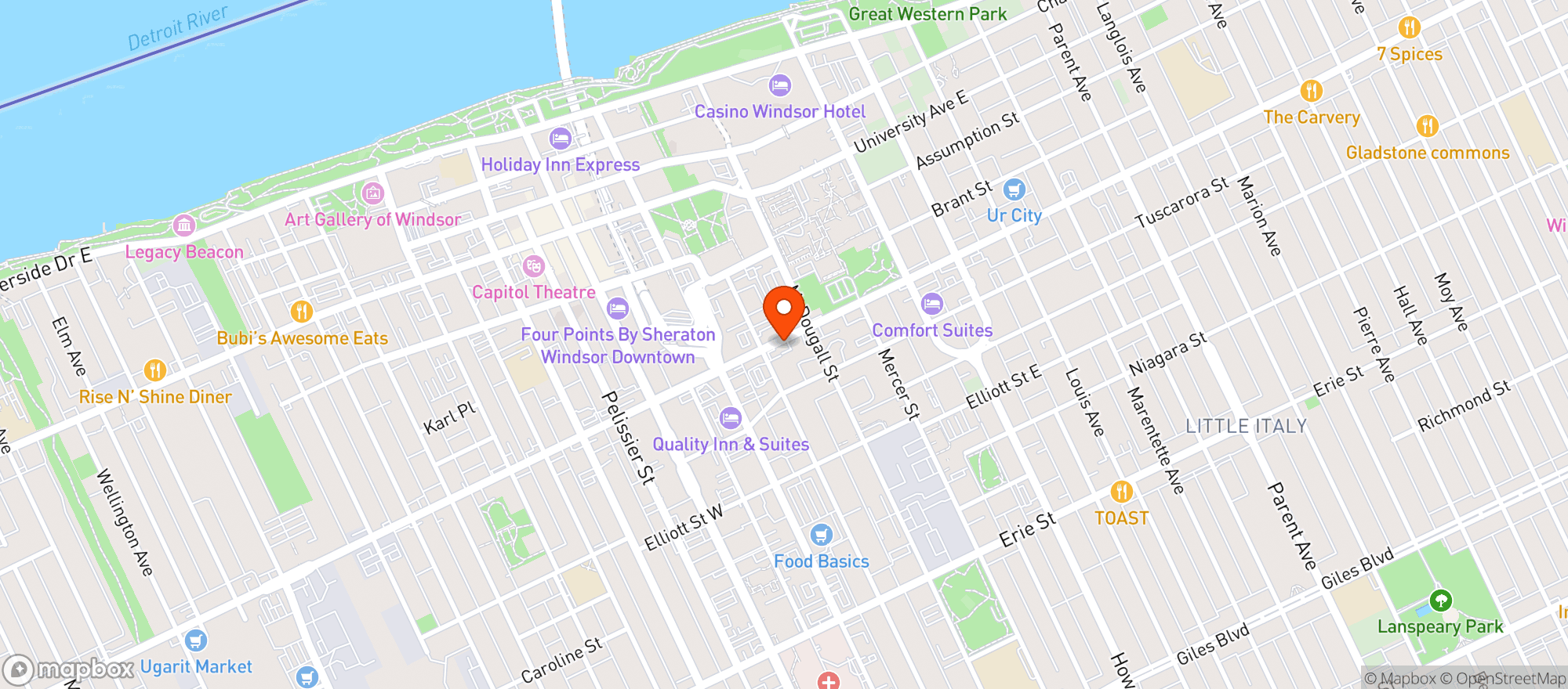 Map showing Cannasavvy Cannabis Co.