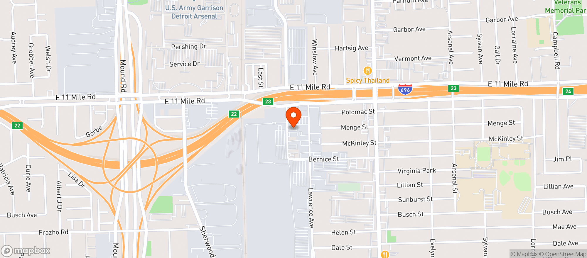 Map showing Jars Center Line