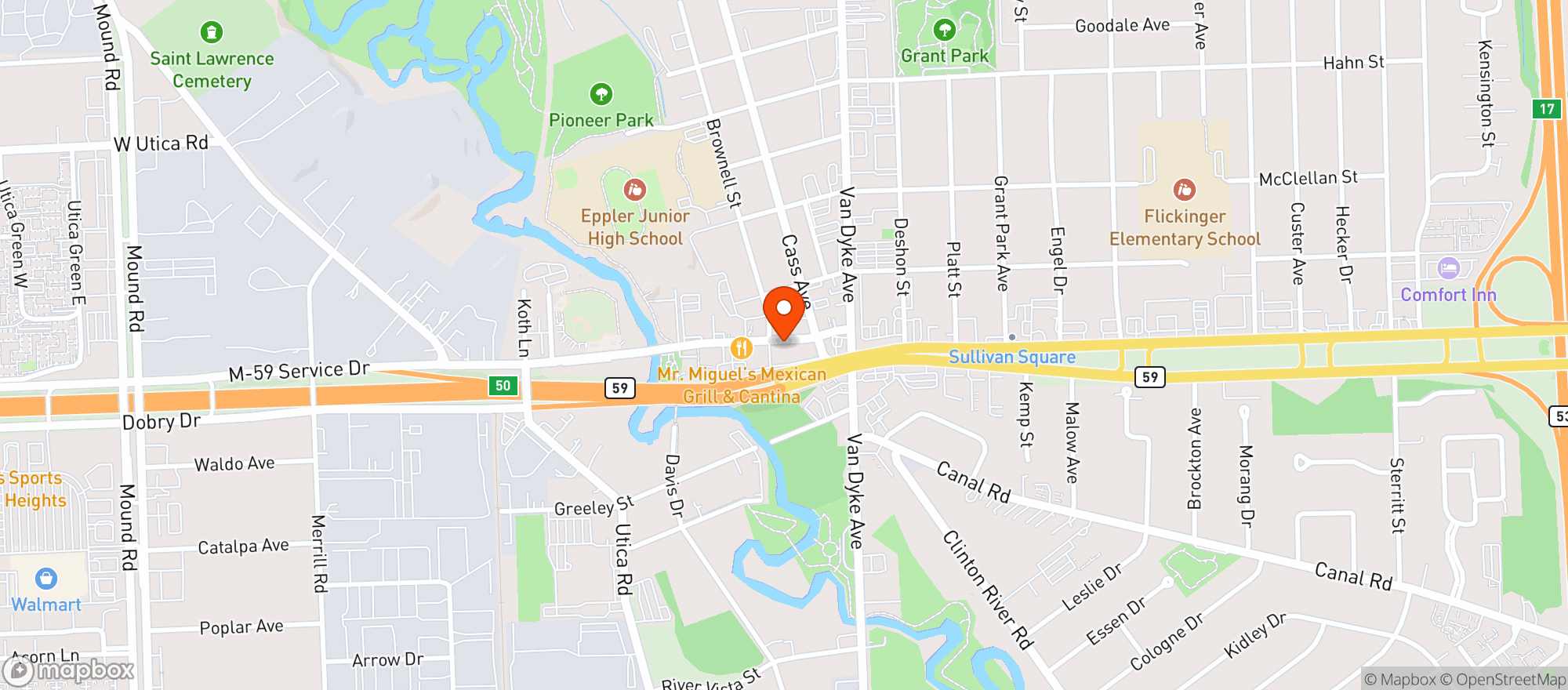 Map showing Steampunk Taproom