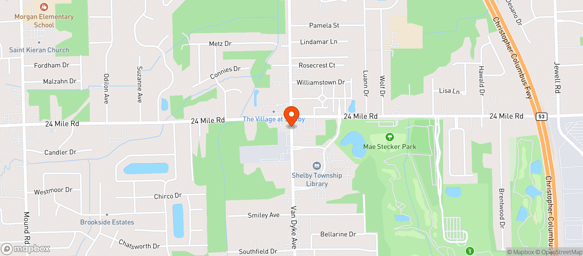 Map showing Prime Smoke Shop