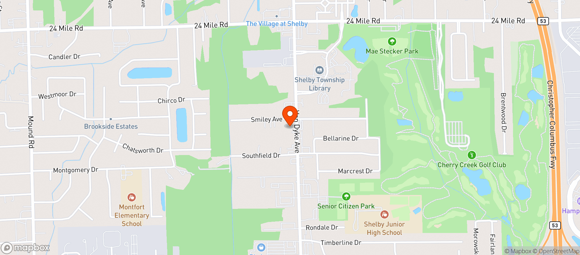 Map showing Nitsches Meat & Deli Shoppe