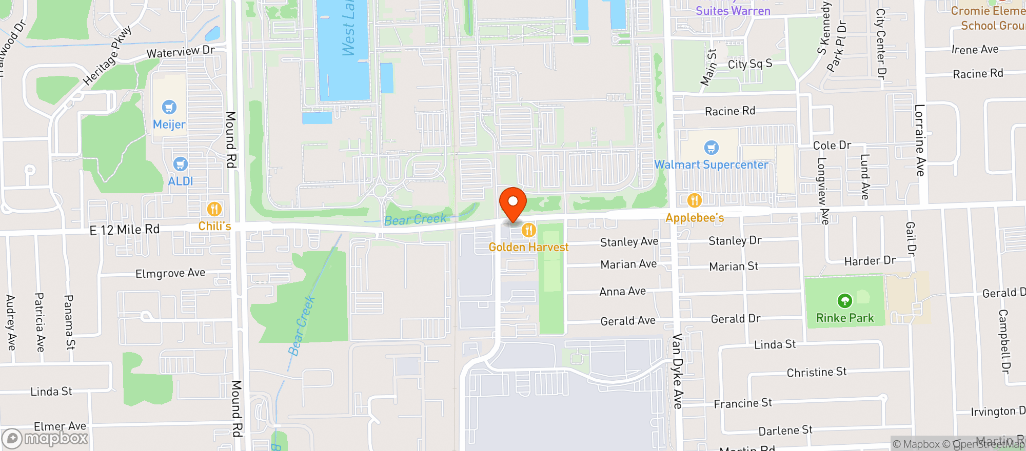 Map showing SMOKE & GO