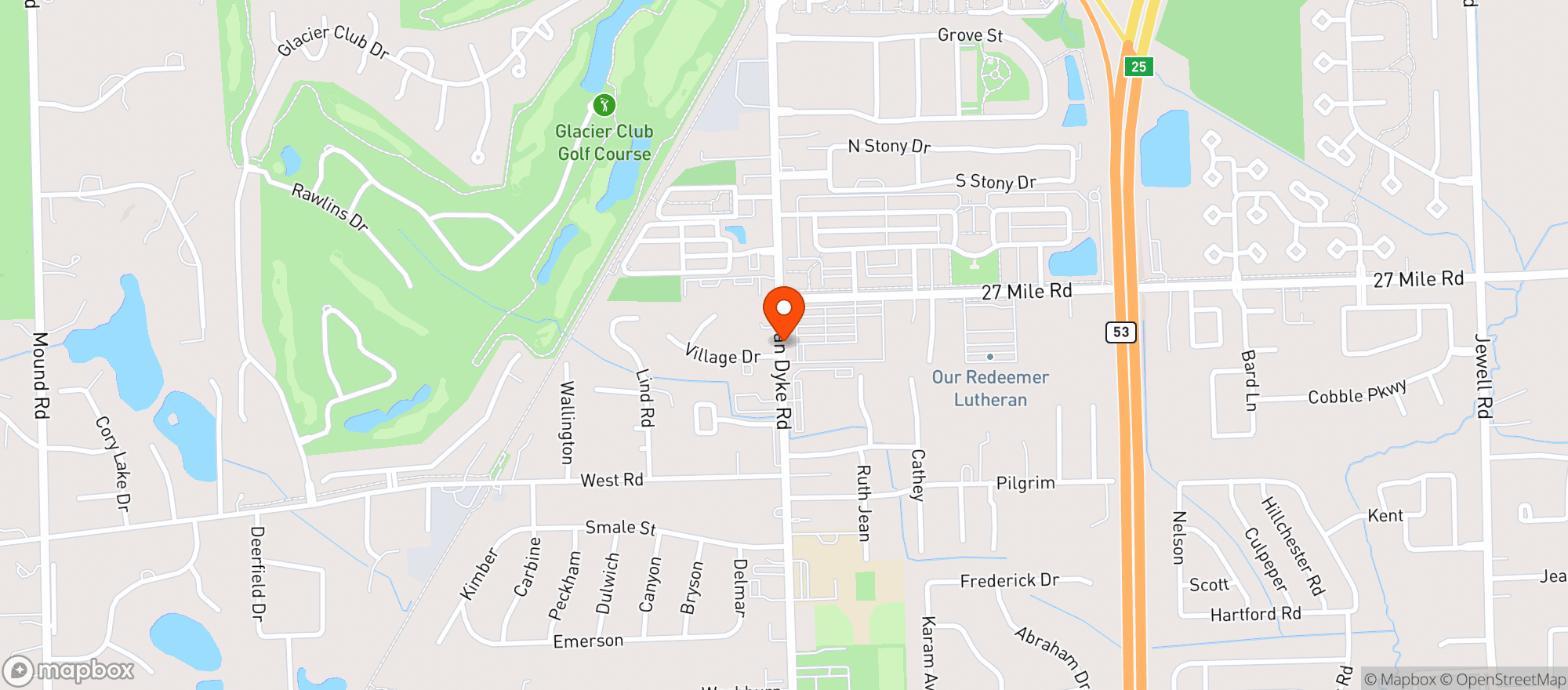 Map showing Buscemis Party Shoppe