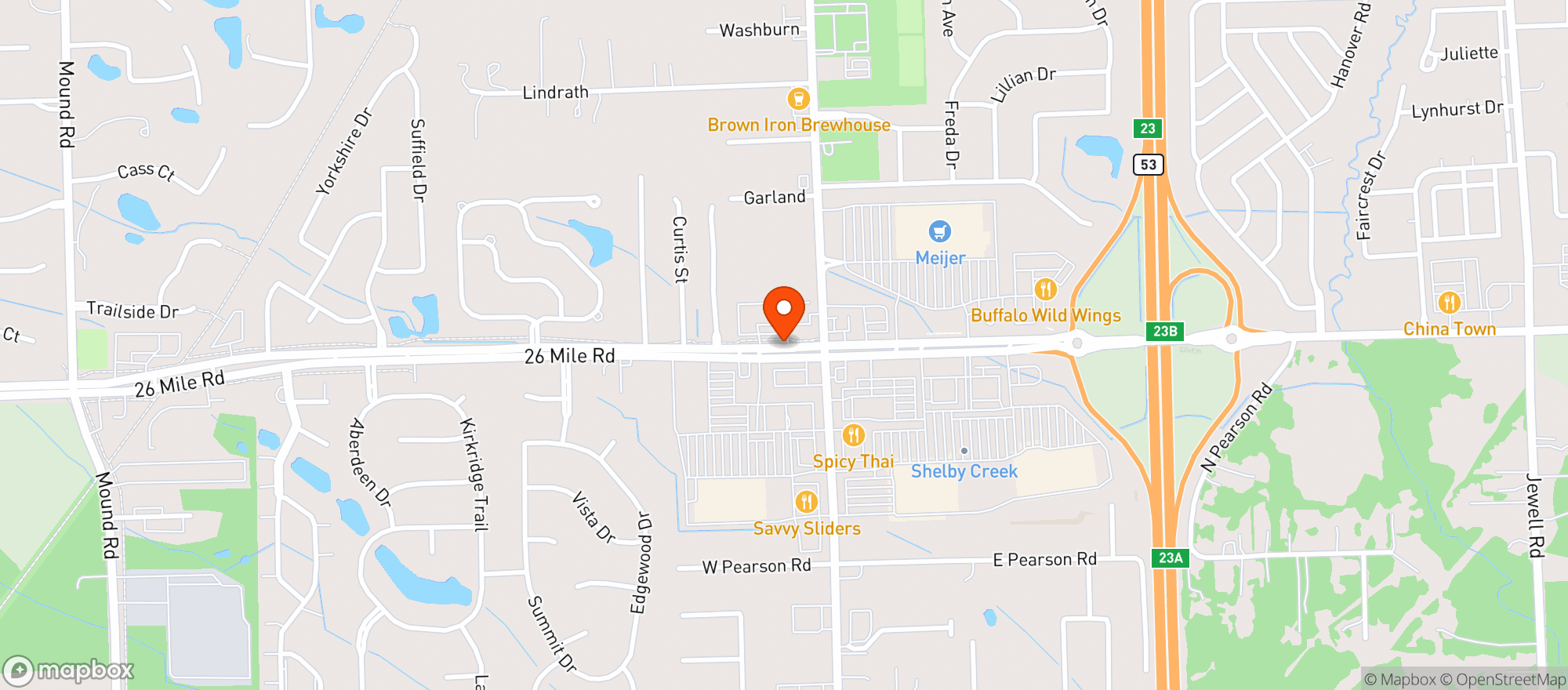 Map showing Gnc - 6241 - Park Place Center
