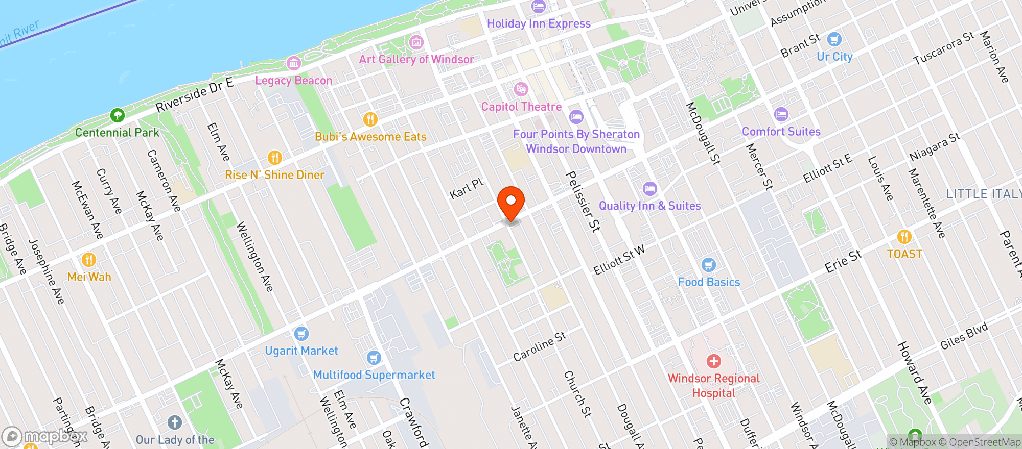 Map showing Discounted Cannabis