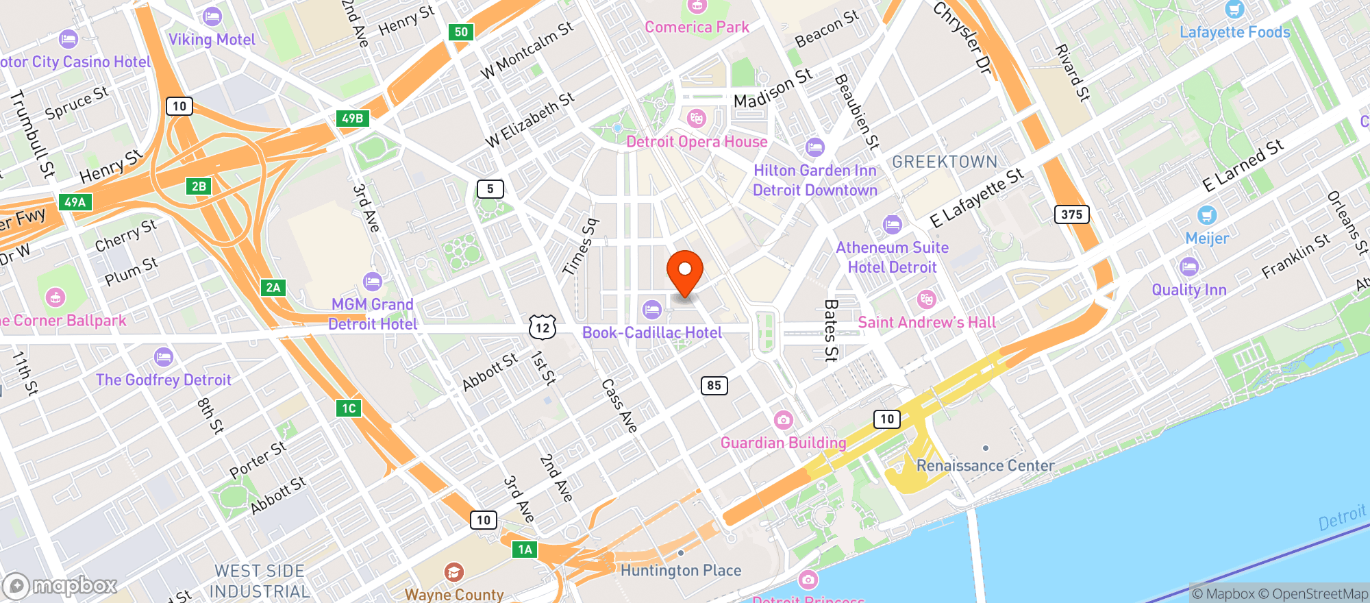 Map showing Prime And Proper